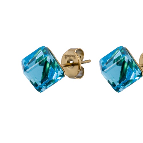 Пусеты Fiore Luna  Aquamarine, SWE2127/2 A G фото 3